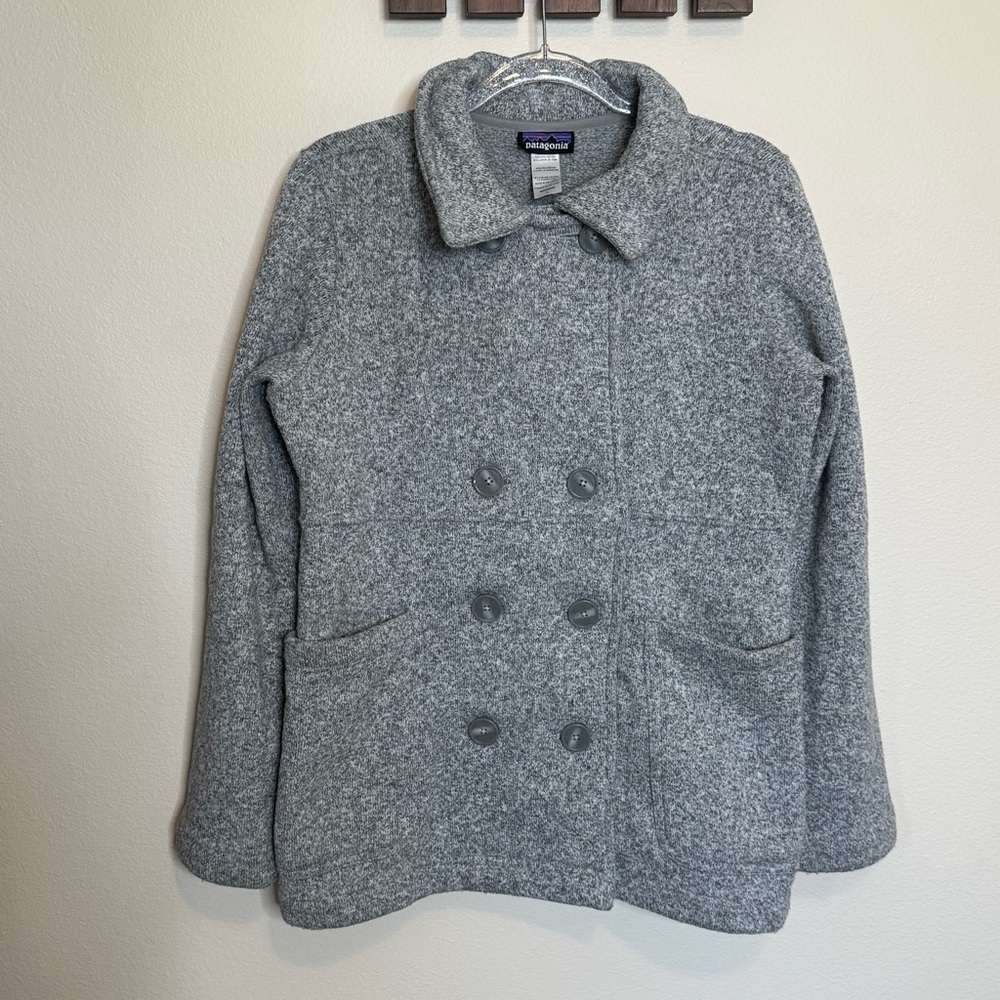 Patagonia Women's Gray Double-Breasted Pea Coat